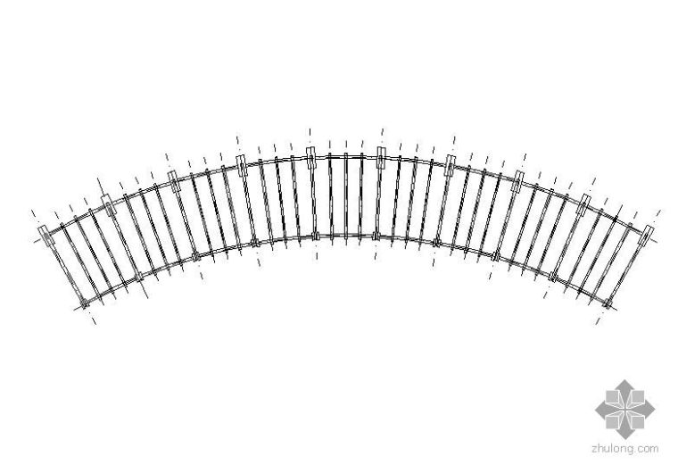 木廊架su资料下载-弧形观演木廊架施工详图