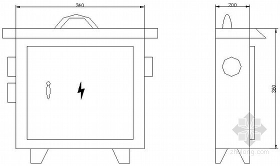 施工现场临时用电配电箱成套图纸- 
