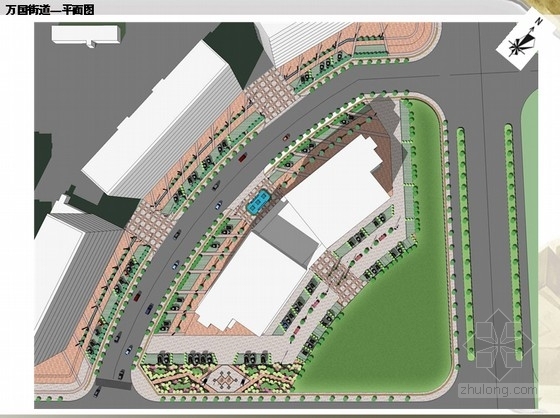 商业广场景观概念方案设计资料下载-商业广场景观规划设计方案