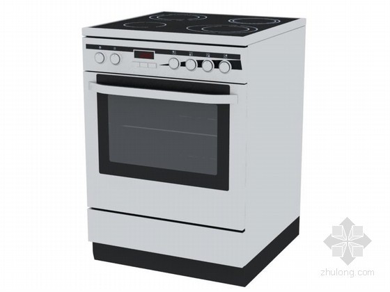 电烤箱3D模型资料下载-多功能烤箱3D模型下载