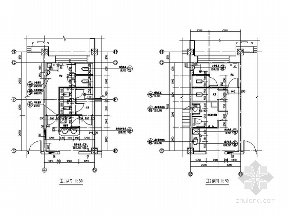 [吉林]两层西班牙风格会所建筑施工图（2014.5）-两层西班牙风格会所建筑大样图