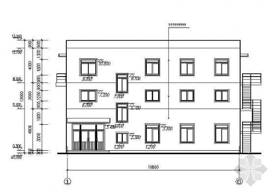 建筑结构全套图纸合集资料下载-某电气控制楼建筑结构全套图纸