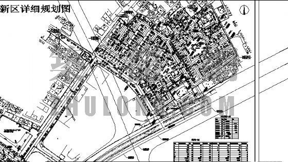上海土地控制规划图资料下载-某新区总控制规划