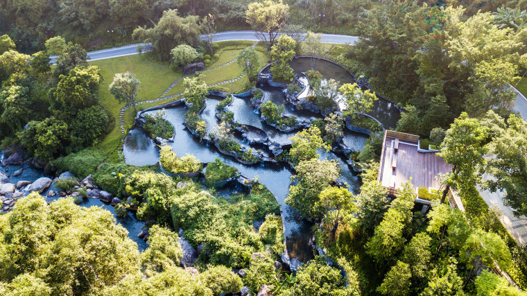 惠州泰康陵园资料下载-罗浮净土人文纪念园入口公园