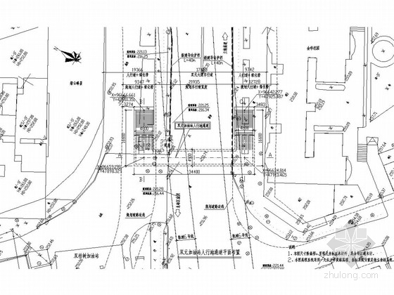 地下人行通道竣工总结资料下载-[重庆]加油站地下人行通道结构图（含计算书）