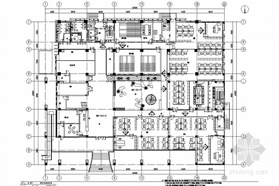 5层综合性办公楼资料下载-[淮安]甲级综合性勘察设计单位综合办公楼施工图（含效果图）