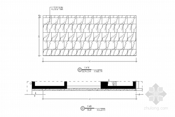 [福建]家居体验馆内部茶文化及情景区施工图（含效果图）-[福建]家居体验馆内部茶文化和情景区施工图 立面图