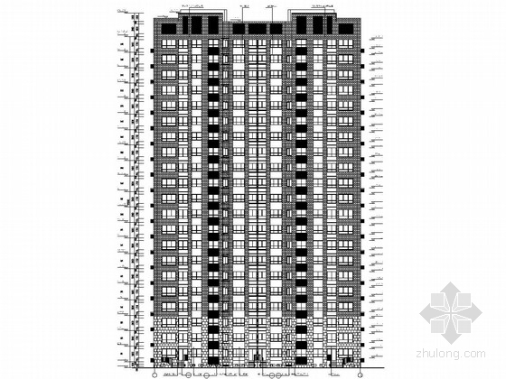 [山东]21层剪力墙结构住宅楼结构图（含建筑图）