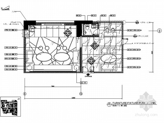 高档酒店建筑建筑施工图资料下载-[广东]高档酒店KTV室内装修施工图（含效果图）