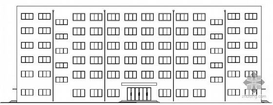 综合楼带效果图资料下载-[毕业设计]江苏某六层综合楼建筑结构施工图（带计算书）