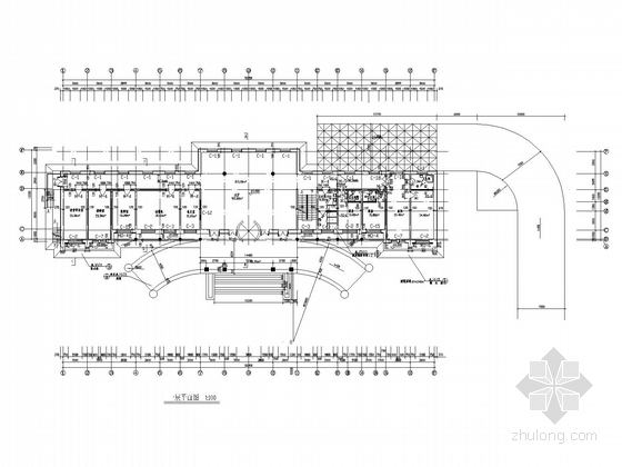 SBC120防水施工资料下载-[陕西]六层办公楼建筑施工图