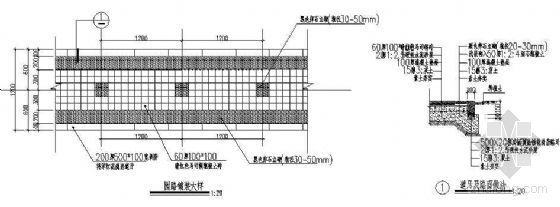 园路铺装剖面大样资料下载-园路铺装大样