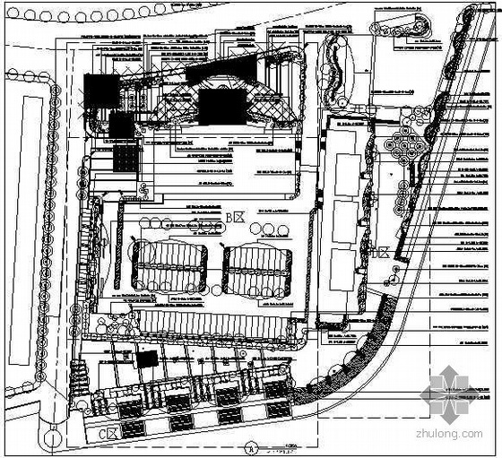 木质码头景观设计资料下载-[四川]某客运中心旅游码头景观设计施工图