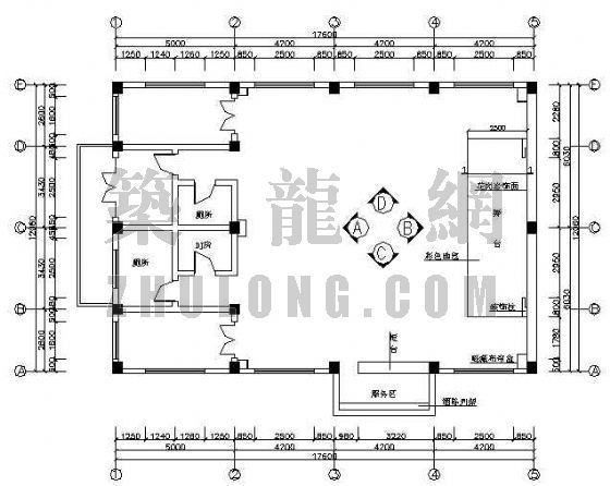 饭店小厅装修效果图资料下载-某多功能厅装修图及效果图