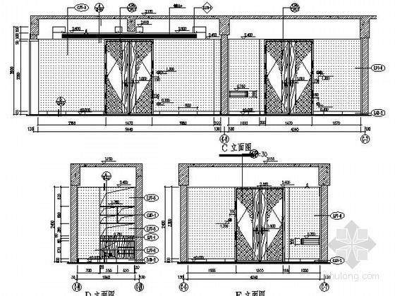 酒店首层商务中心及化妆间施工图- 