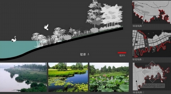 [武汉]湖畔滨水休闲景观园林修建性详细规划方案-效果图