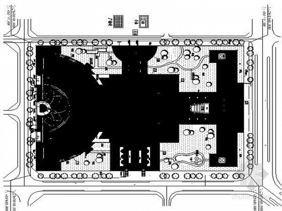 场地土方图资料下载-[海南]市民文化公园场地景观设计施工图