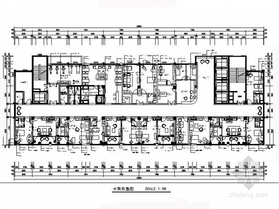三级甲等中医院评分资料下载-[重庆]清新优雅三级甲等中医院住院楼室内装修施工图
