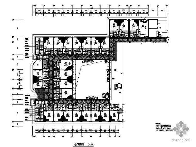 二层会馆建筑施工图资料下载-[济南]某温泉会馆施工图
