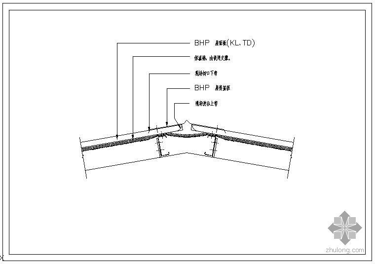 钢构节点详图图集资料下载-某钢构围护系统标准大样节点构造详图