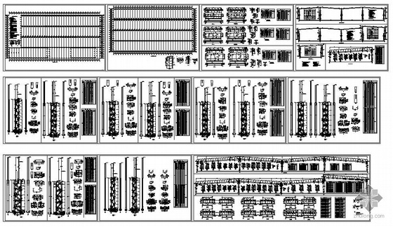 重钢别墅施工图资料下载-某重钢车间钢结构部分施工图