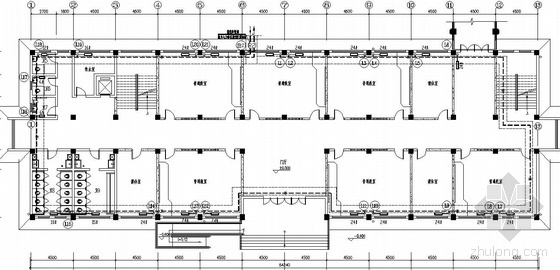 小学综合楼投标技术标资料下载-某小学综合楼采暖图