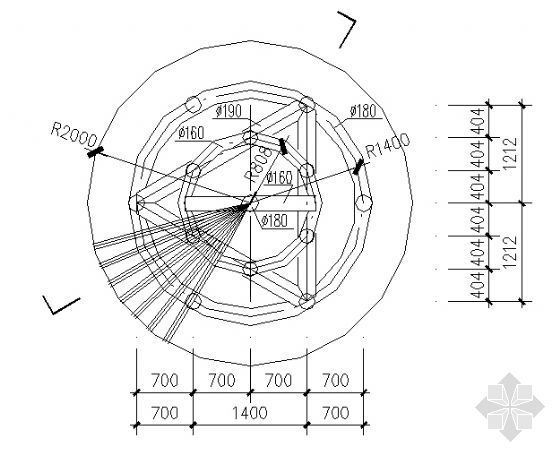 古建亭子建筑方案图系列-园亭2-3