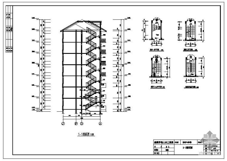6层住宅楼建筑结构设计图资料下载-[学士]某房地产公司住宅楼毕业设计(含计算书、建筑结构设计图) 