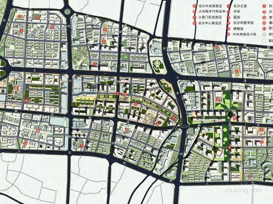 长沙交通疏解资料下载-[长沙]城市局部区域总体概念规划方案