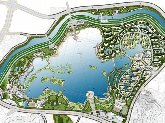 EDAW长沙外滩规划设计资料下载-[长沙]公园规划设计方案