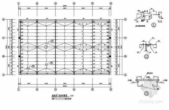 厂房钢结构设计安全措施资料下载-钢结构厂房结构设计图