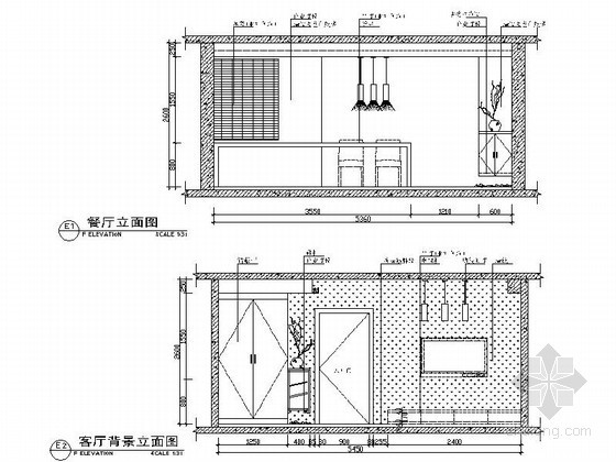 精品二居室内装修图- 