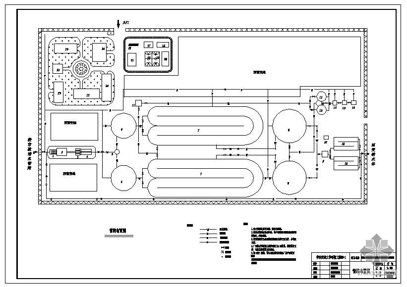 某大学污水厂毕业设计图纸