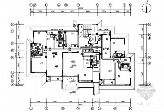 30层住宅设计图资料下载-湖南某11层住宅给排水设计图