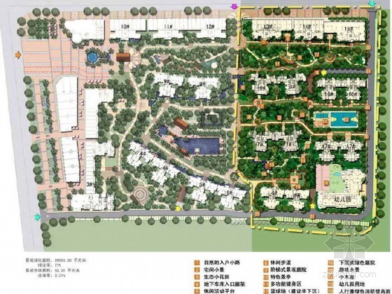 院落式小区景观设计资料下载-东莞泰式小区景观设计方案