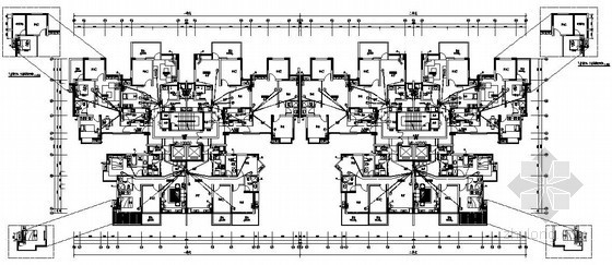 室内弱电系统cad图纸资料下载-某高层住宅楼弱电系统电气图纸