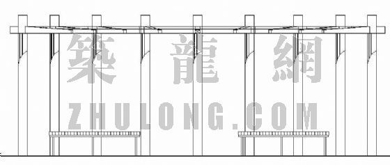 文化廊cad图资料下载-阳光廊大样图