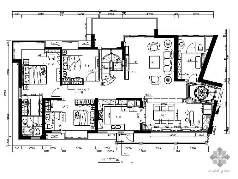 混凝土施工样板图资料下载-[广东]海景别墅样板施工图