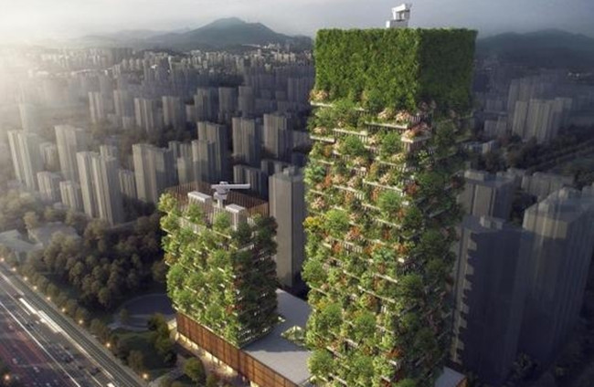 森林垂直建筑资料下载-意建筑师设计抗污染“垂直森林”建筑明年完工