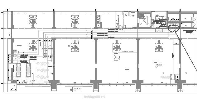 [贵州]超高层商业中心综合楼暖通空调全系统设计施工图(地下8层)-热交换机房布置图（一）.png