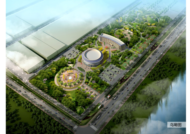 宁波基地智能化方案设计资料下载-[山东]绿色智能化示范基地景观规划方案