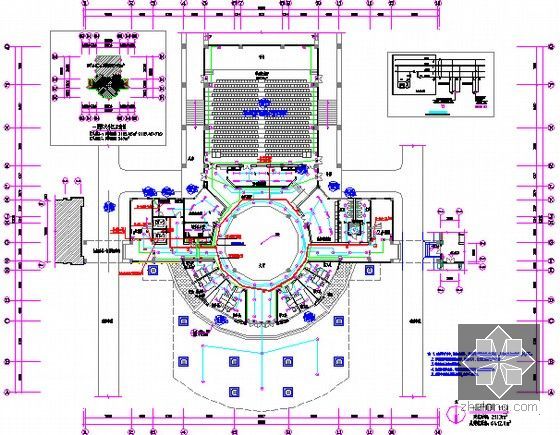 [湖北]2015年学校建设项目电气工程预算书(全套图纸 广联达软件应用)-图书信息中心一层照明平面图