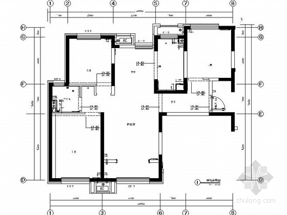 精装家装软装设计资料下载-[天津]知名设计公司住宅项目精装样板间施工图