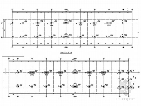 一层钢结构房效果图资料下载-一层框架结构商铺结构施工图