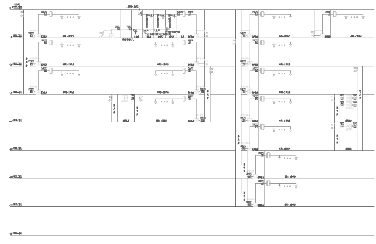 [贵州]超高层商业中心综合楼暖通空调全系统设计施工图(地下8层)-防排烟系统原理图（一）.png