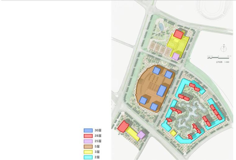 [福建]晋江陈村规划概念设计方案文本（JPG+51页）-建筑高度分析