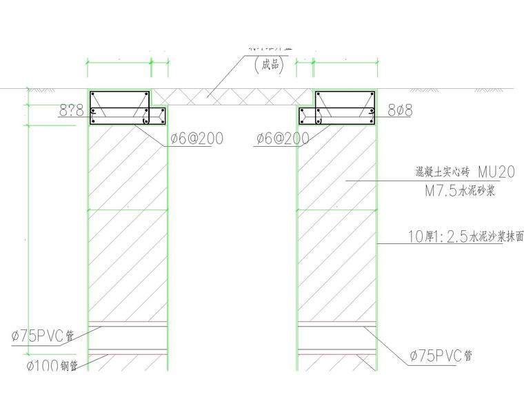 路灯+弱电管线施工图-接线井管线敷设-Model