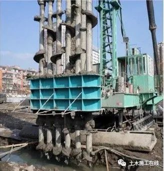 水泥土搅拌桩基坑支护文本资料下载-型钢水泥土复合搅拌桩支护结构技术