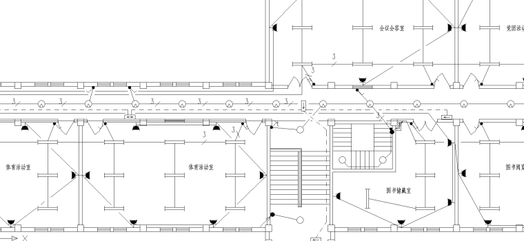 金属网吊顶施工资料下载-5层办公楼电气施工图