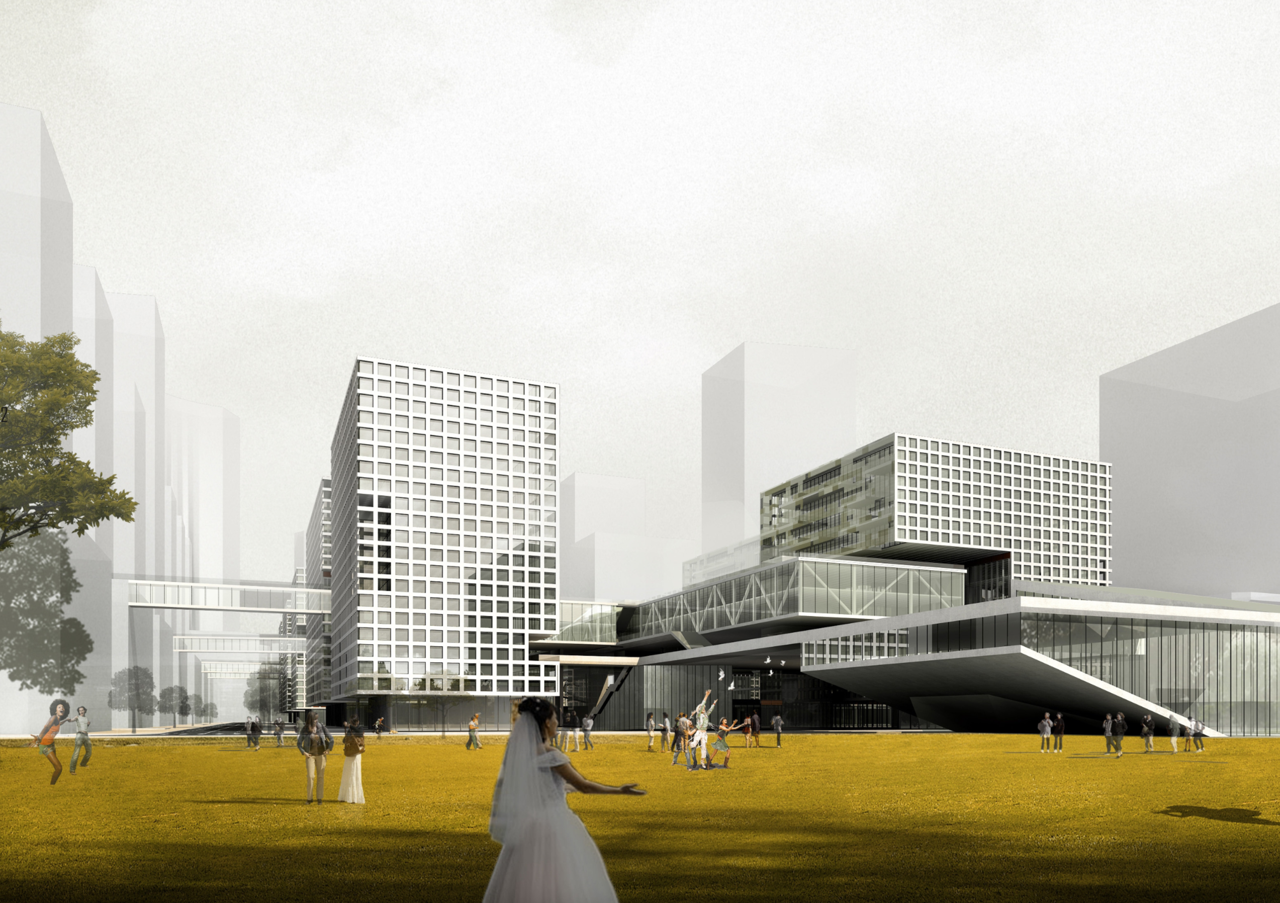 [广东]深圳花园里的科技软件园建筑设计方案文本